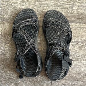 Chaco Black Strappy Outdoor Sandals
